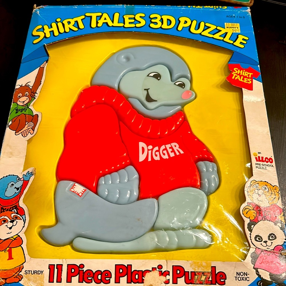 Vintage Shirt Tales 3D Puzzle Digger